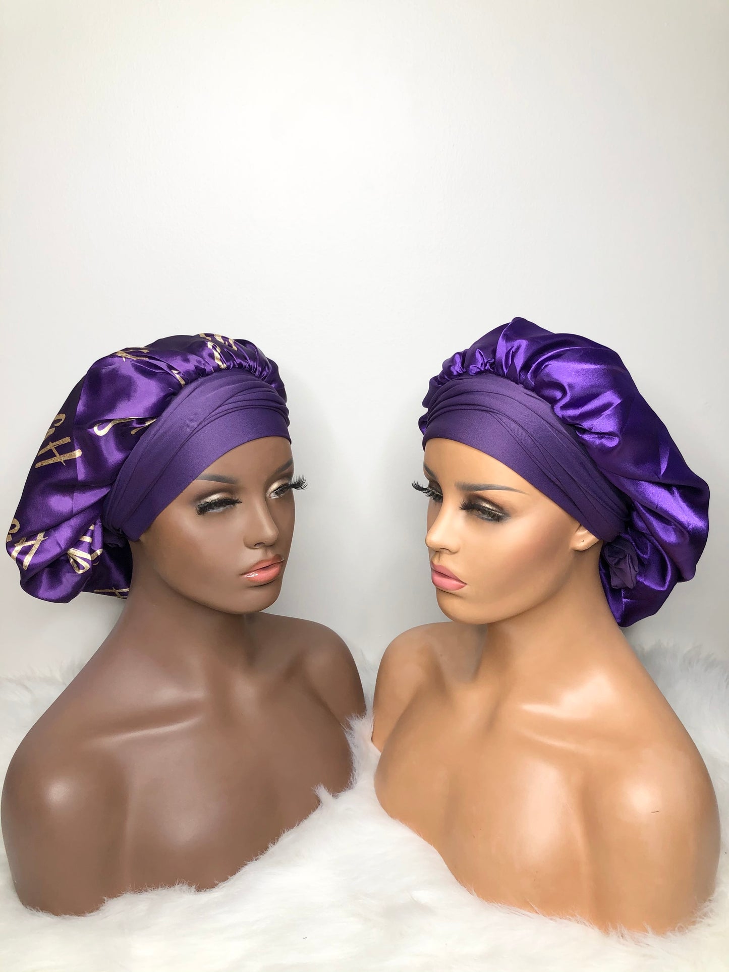 PURPLE SILK GH BONNET