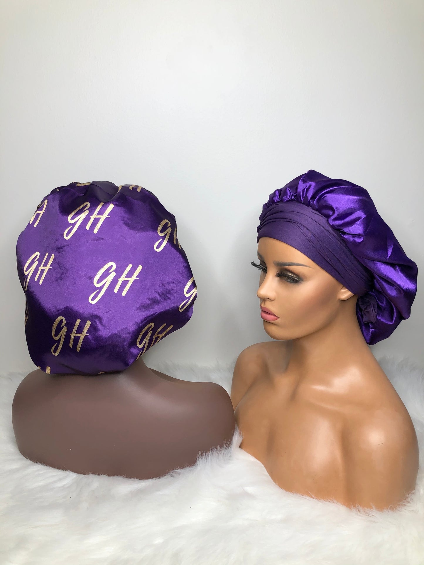 PURPLE SILK GH BONNET